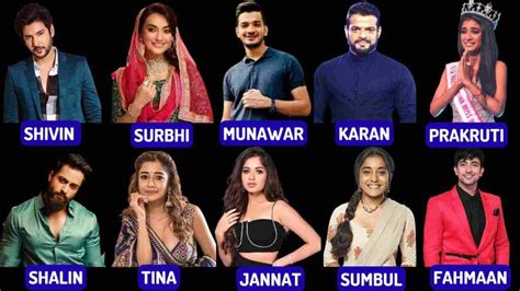 big boss 16|bigg boss 16 contestants list.